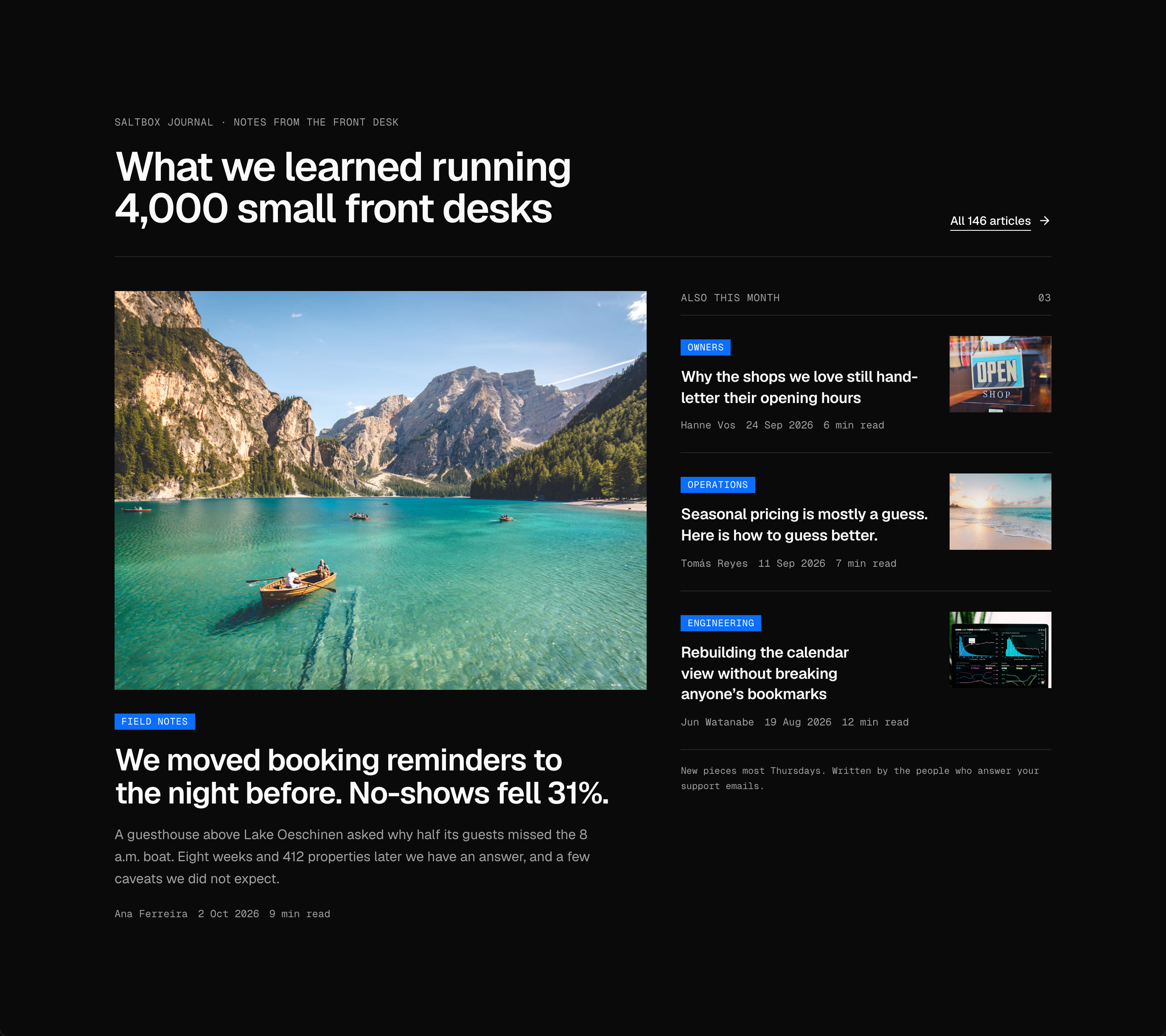 Blog block preview