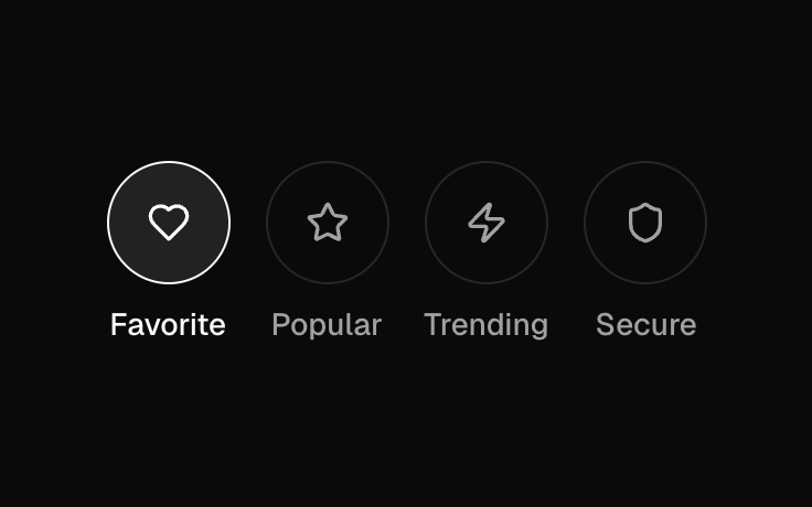 Icon Radio - Devsloka Components