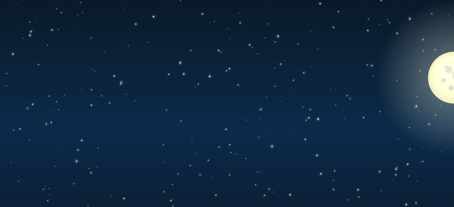 Moon Star Sky Background